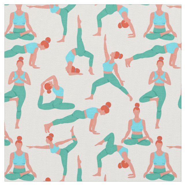 Yoga Time Tyg (Närbild)