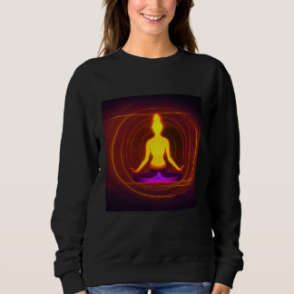Yoga tjej Kvinna Sol Hälsning Meditation Chakra  T Shirt