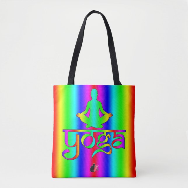 Yoga Tote Bag Tygkasse (Framsida)