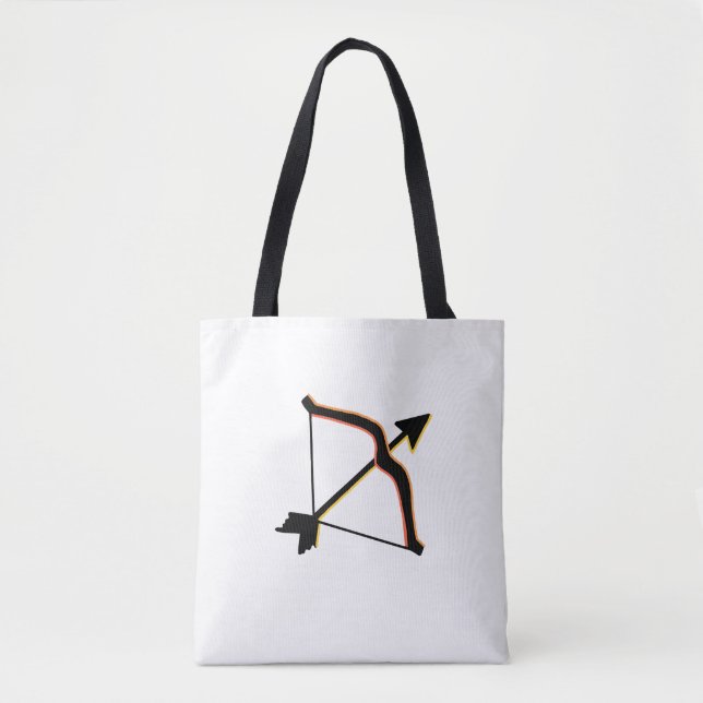 Yoga Tote Shri Ram tote Archery tote archer bow Tygkasse (Framsida)