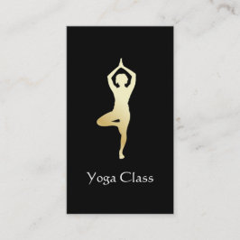 Yoga Träd Pose Visitkort