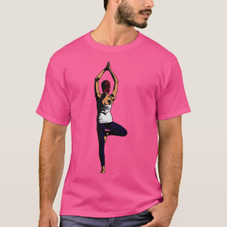 Yoga Träd Pose Vriksasana T Shirt