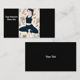 Yoga Training Affärskort Visitkort