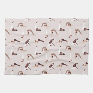 Yoga-tränarlag Kökshandduk