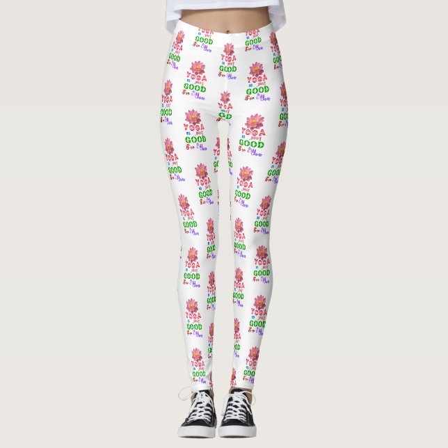 Yoga Treggings Är Bara Bra För Dig Leggings (Framsida)