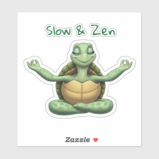 Yoga Turtle Klistermärken