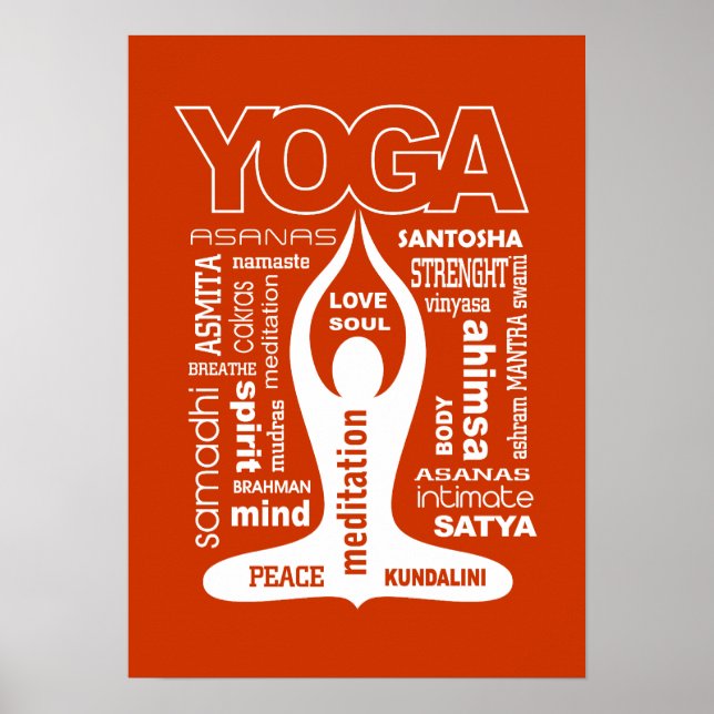 Yoga Typography Poster (Framsidan)