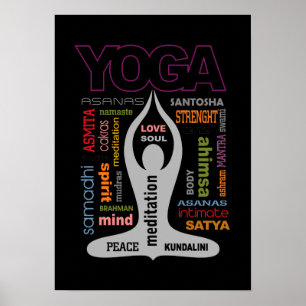 Yoga Typography Poster