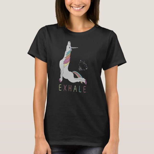 Yoga Unicorn T Shirt (Framsida)