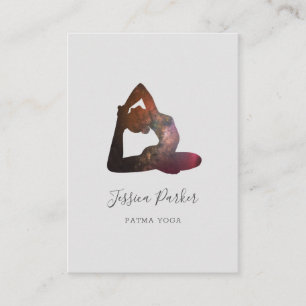 Yoga Universe Affärskort Visitkort