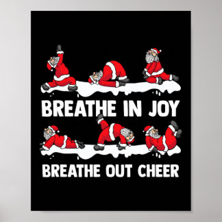 Yoga-utövare Namasleigh Xmas-meditation Chris Poster
