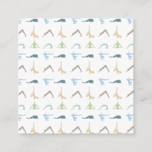 Yoga utsätter silhuette mindfulness-meditation tilläggskort