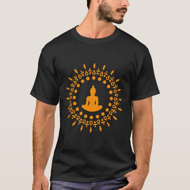 Yoga-utskrift T Shirt (Framsida)