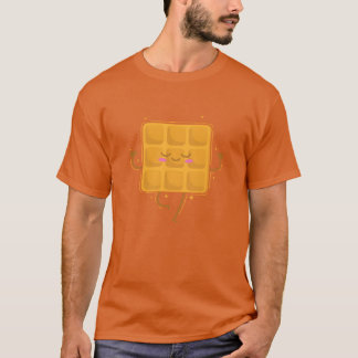 yoga Våffeldeg Pastry Snabbmatsbagare tjej T Shirt