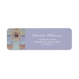 Yoga vid Beach adress Returadress Etikett