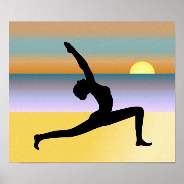 Yoga vid bojkotten Poster Skriv ut (Framsidan)