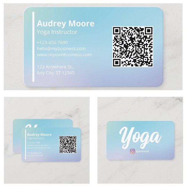 Yoga Visitkort (Yoga Business Card
)