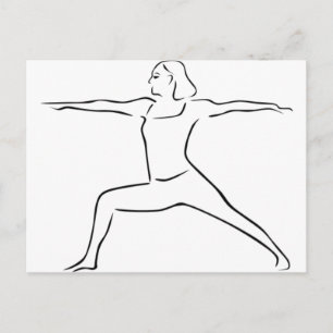 Yoga Vykort