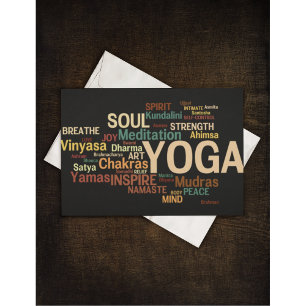 YOGA-vykort Vykort