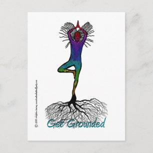 Yoga-vykort Vykort