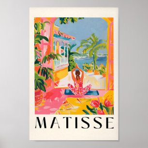 Yoga Wall Art, Beachy Decor, Meditation Wall Art Poster