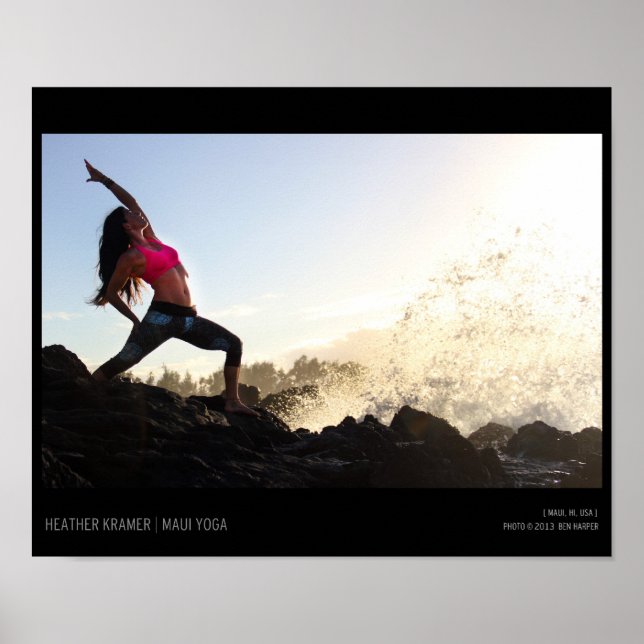 Yoga Wave Poster (Framsidan)