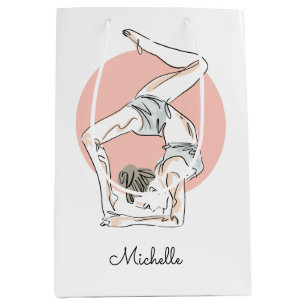 Yoga Woman-presentväska för eget namn