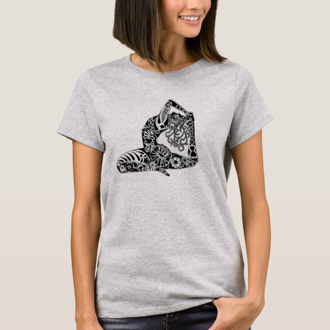 "Yoga Woman" Tee Shirt (Framsida)