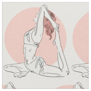 Yoga Woman-tyg 1 Tyg