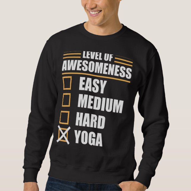 Yoga Workout Lång Ärmad Tröja (Framsida)