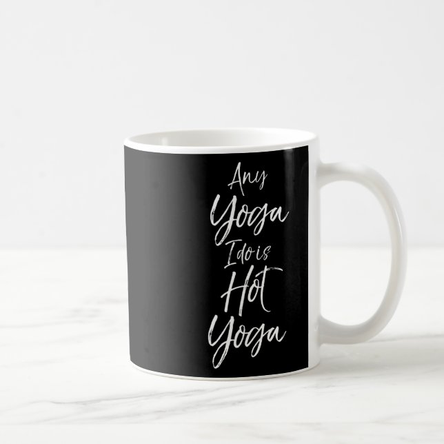 Yoga Workouts Fitness Design Studio Women's Hot Yo Kaffemugg (Höger)