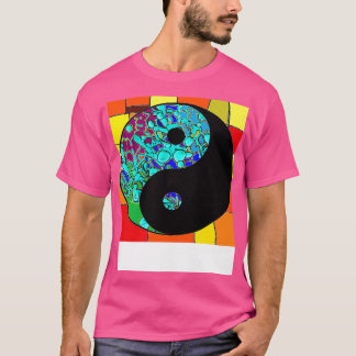 yoga yin yang mandala t shirt