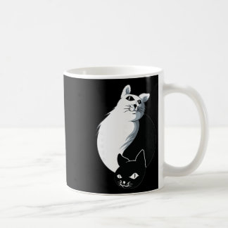 Yoga Ying Yang Katt Kaffemugg
