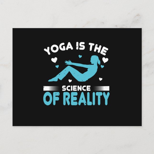 Yoga - Yoga är verklighetsvetenskapen Vykort (Framsida)