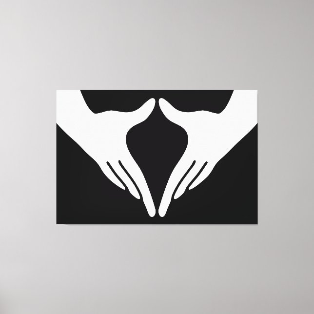 Yoga Yoni Mudra Canvastryck (Framsida)