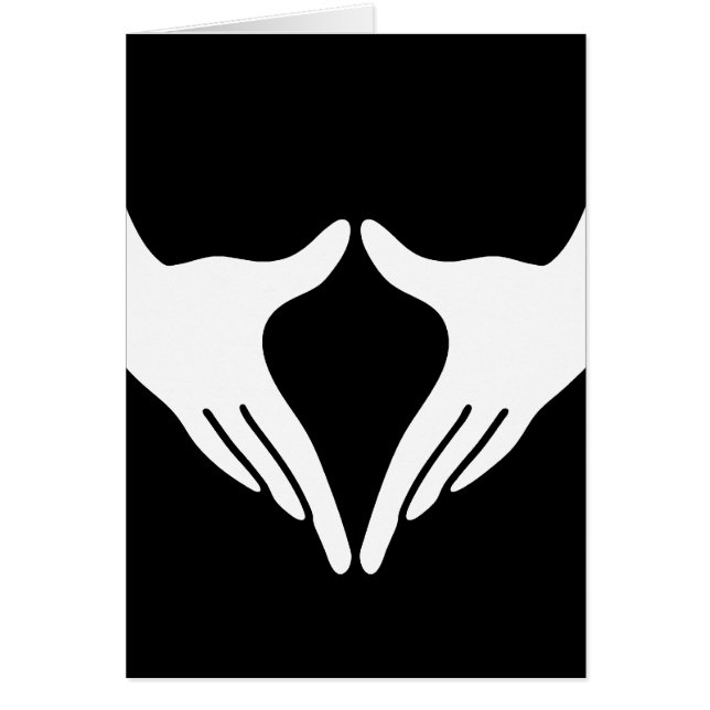 Yoga Yoni Mudra Hälsningskort (Framsidan)