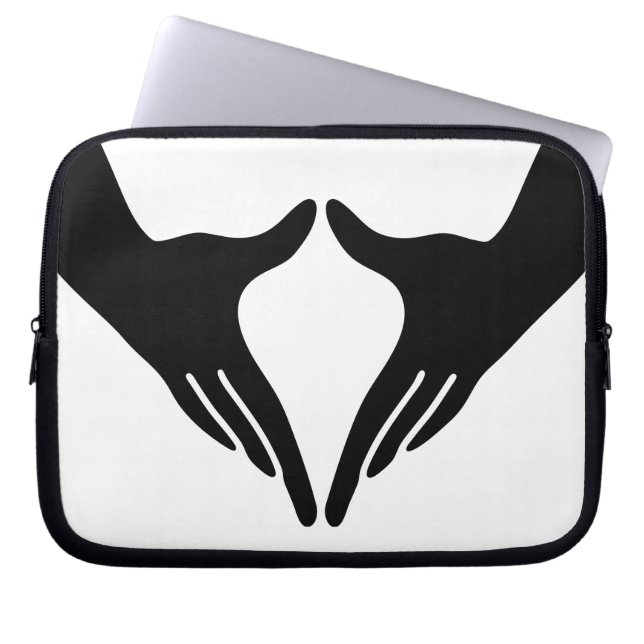 Yoga Yoni Mudra Laptop Sleeve (Framsidan)