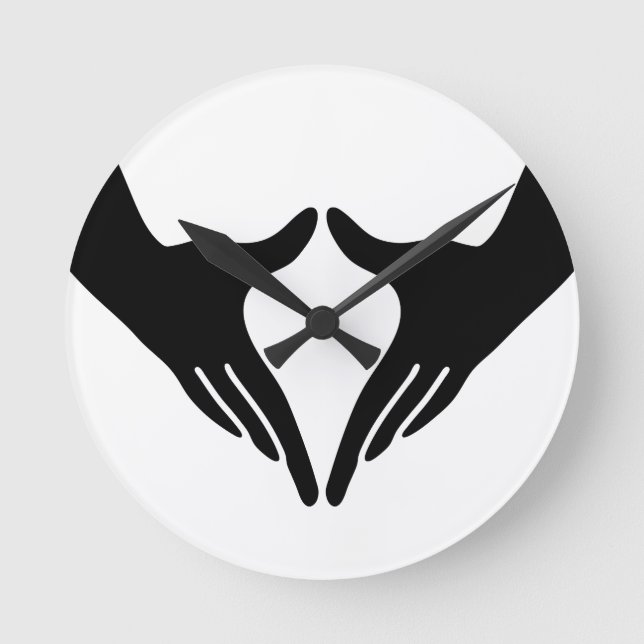 Yoga Yoni Mudra Rund Klocka (Framsida)