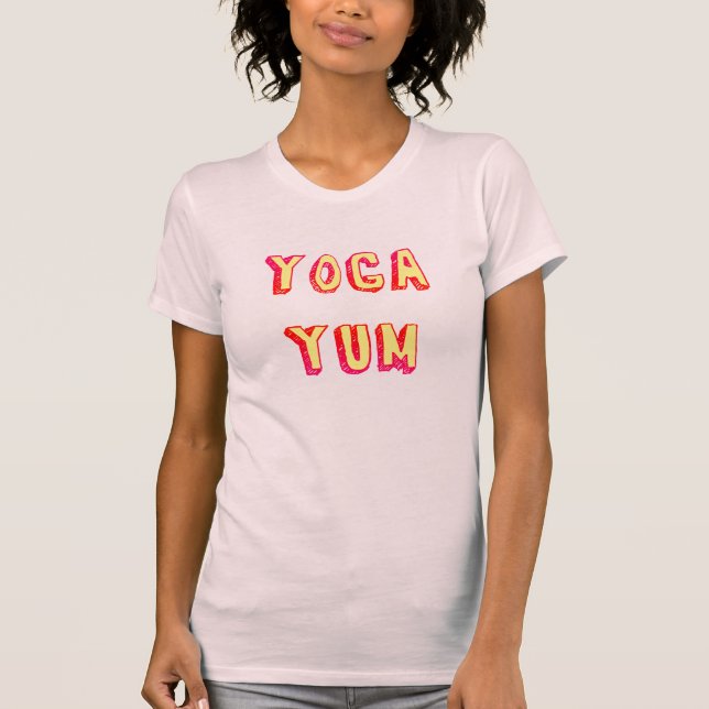 Yoga Yum Gradient T Shirt (Framsida)