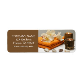 Yoga Zen Aromaterapi Skincare SPA Massage- behandl Returadress Etikett
