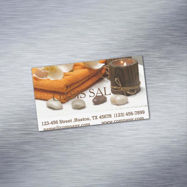 Yoga Zen Aromaterapi Skincare SPA Massage- behandl Visitkortmagnet (In Situ)