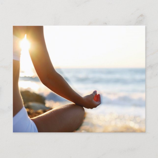 Yoga Zen Nature Meditation massage Flyer (Framsidan)