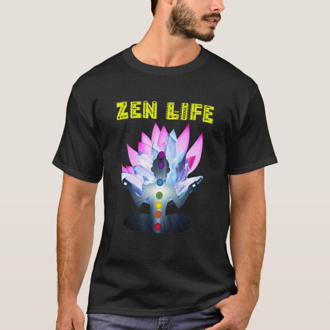 Yoga Zen   Zen Yoga Style Zone   Yoga Ideas Namast T Shirt (Framsida)