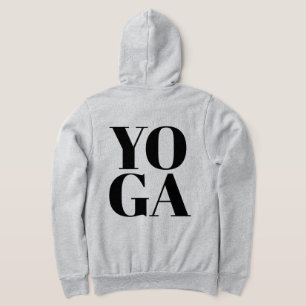 YOGA zipper hoodie för kvinnor T Shirt
