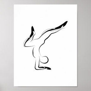 Yogaaffisch Poster