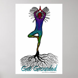 Yogaaffisch Poster