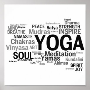 YOGAaffisch Poster