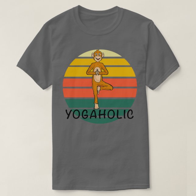 Yogaalkoholyoga Shirt Namaste Shirt Yoga Meditatio T Shirt (Design framsida)