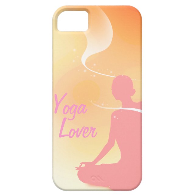 Yogaälskare Case-Mate iPhone Skal (Baksidan)
