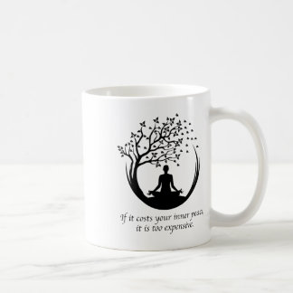 Yogaälskare Meditation Yoga Namaste Inspiration Om Kaffemugg
